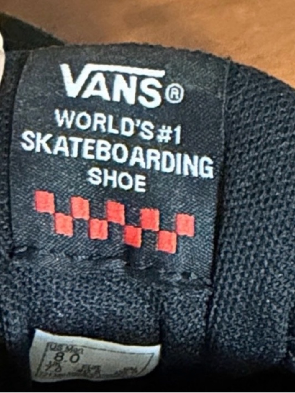 Rare Men’s Vans Men's A.V.E. Size 8 Classic Black and White Skateboarding Show - Picture 7 of 13